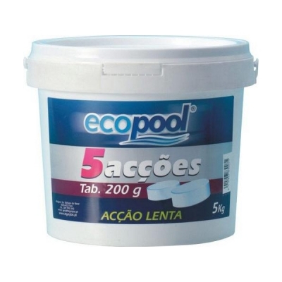 Cloro 5 ações pastilhas 5kg