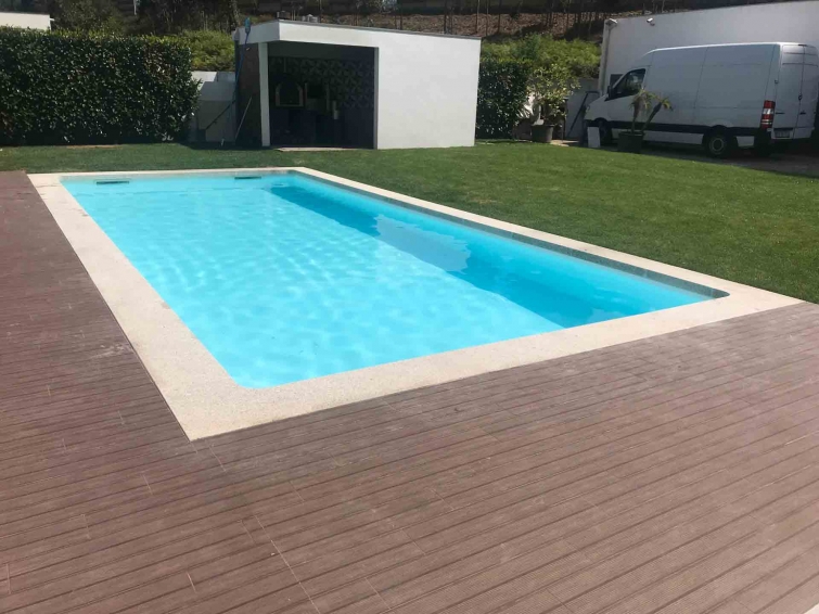 Pisncina em bloco térmico